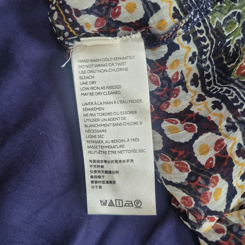 Maeve by Anthropologie Adrian Sheer Boho Tunic Dress Size L - Picture 8 of 11